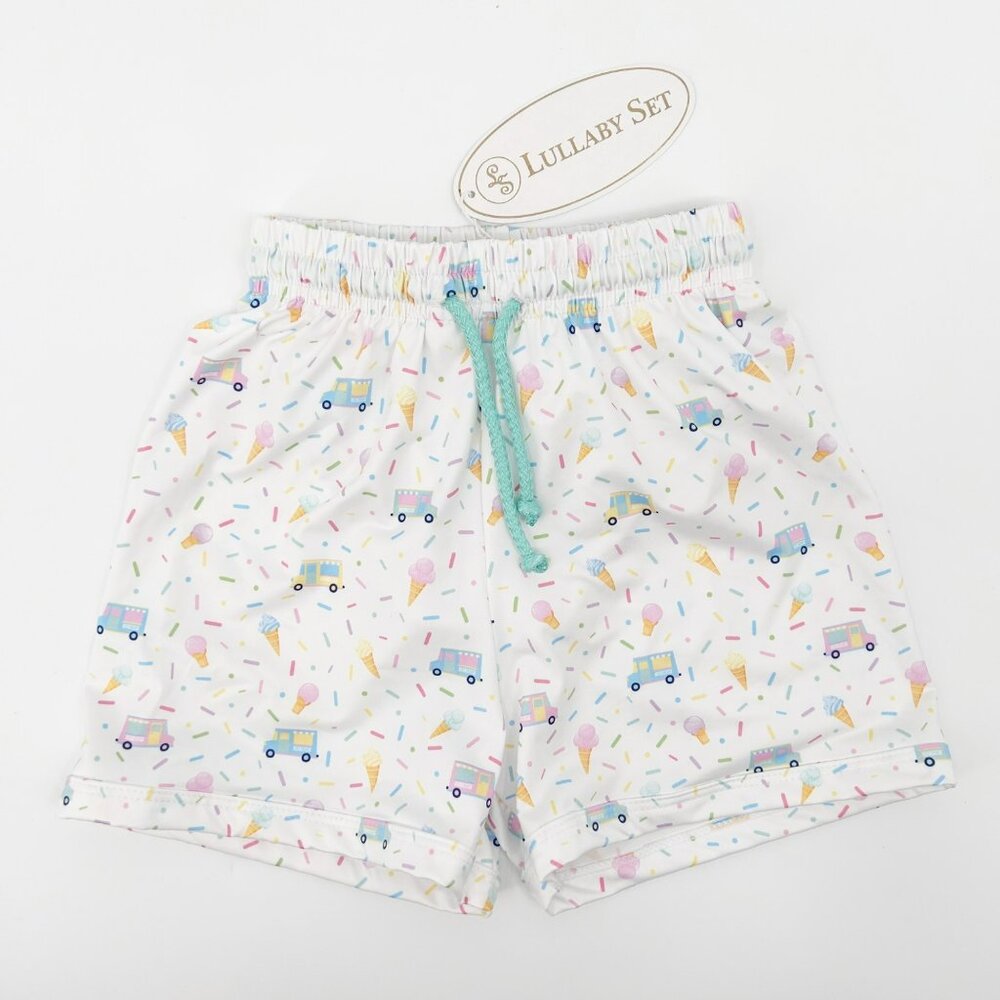 Lullaby Set Size 5 Stewart Swim Trunks Ice Cream Print